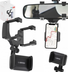 Držalo za telefon za avto na vzvratno ogledalo z rotacijo