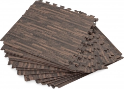 Pene plošče za bazen lesen vzorec 50x50cm 12 kosov BESTWAY