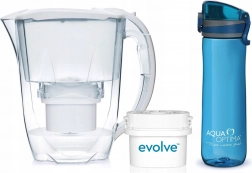 Filtrski vrč AQUA OPTIMA Oria 2,8 l + filter za 60 dni + steklenička 600 ml