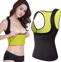 Ženska neopren majica za hujšanje – črna