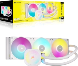 Vodno hlajenje procesorja Corsair iCUE Link Titan 360 RX RGB, 360 mm, belo