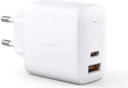 Beli omrežni polnilec Aukey Omnia GaN 2xUSB Power Delivery (1x USB-A + 1x USB-C) 65 W 5,4 A