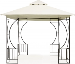 Vrtni paviljon 3×3 m z bočnicami in komarnikom MultiGarden