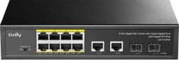 8-portno gigabitno PoE+ stikalo z 2 uplink vrati in 2 SFP režama, 120 W