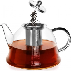 Steklena čajna konica z nerjavnim sitkom 1,65 l