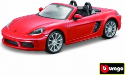 Model Bburago Porsche 718 Boxster oranžna 1:24
