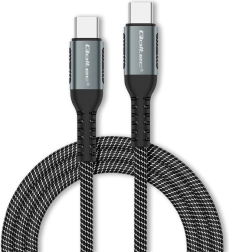 Kabel USB-C 100 W s hitrim polnjenjem in prenosom podatkov, najlonski pleten, 1 m