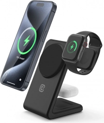 Brezžični polnilec MagSpot Stand 3-v-1 z MagSafe za iPhone, Apple Watch in AirPods