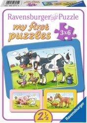 Puzzle 3x6 živalce RAVENSBURGER