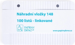 Nadomestno polnilo za KARIS A6, črtasto, 100 listov (90 × 148 mm)