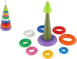 Pisano sestavljiva piramida s prstani