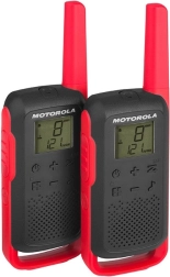 Motorola Talkabout T62 PMR446 radijske postaje, rdeče-črne