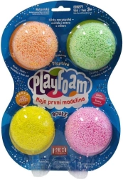 PlayFoam Boule bleščeči set 4 barv – neumažujoča modelina