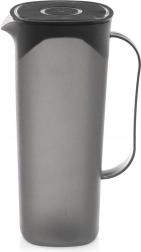 Plastični vrč s pokrovom 1,8 l – črn