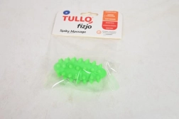 Fizjo rehabilitation spiked massage roller (peanut shape) 7.4 cm, green