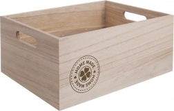 Lesena shranjevalna škatla HOME MADE 26 × 16 × 11 cm