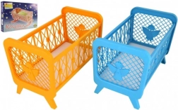 Plastična posteljica za punčke brez kompleta