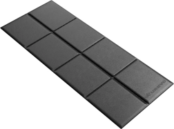 Podloga za fitnes opremo UREVO 160 × 65 cm črna