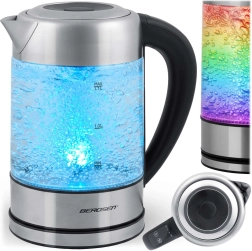 Stekleni grelnik vode z nastavljivo temperaturo 1,7 l 2200 W BERDSEN