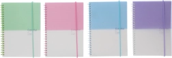 Črtast zvezek 14,8 × 21 cm, dvobarven