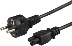Napajalni kabel končnik deteljica IEC C5 1,8 m – pakiranje 10 kosov CL-81
