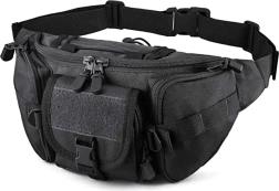Bq63 taktična ledvična torbica črna