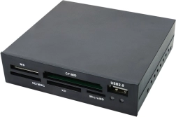 Notranji čitalnik pomnilniških kartic USB 2.0 za 3,5″ režo