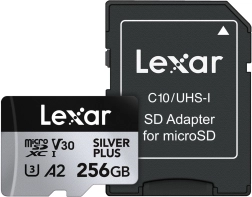 Pomnilniška kartica Lexar Silver Plus microSDXC 256 GB