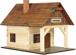 Lesena lepilna gradbena sestavljanka Kovačnica