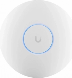 Stropna Wi‑Fi 7 dostopna točka Ubiquiti U7 Pro Max s 6 GHz in spektralnim skeniranjem