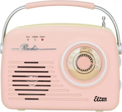 Retro radio LUIZA SP-11 s MP3 USB SD roza
