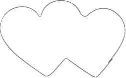 Nerjavno jekleno dvojno srce – izrezovalnik 9 cm