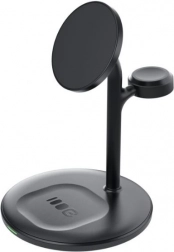 MagScape magnetna brezžična 3-v-1 polnilna postaja MagSafe črna