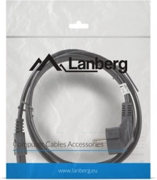 Napajalni kabel za prenosnik Lanberg 1,8 m – Schuko na IEC C5