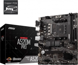 Osnovna plošča MSI A520M PRO mATX za AMD