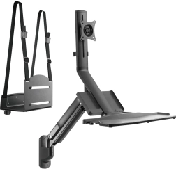 Stenski nosilec za tipkovnico in monitor procesorja MC-838