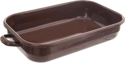 Emajliran pravokoten pekač Brown 2,2 l, 34 × 18,5 × 6,5 cm