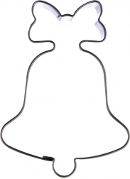 Rezalnik za piškote zvonček iz nerjavečega jekla 6 cm