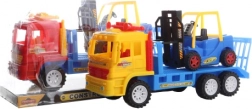Plastični kamion z dvigalko na vztrajnik