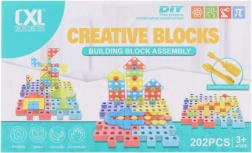 Vijačna plastična sestavljanka 202 kosov