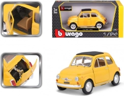 Model avtomobila Bburago Fiat 500 F 1965 rumen 1:24