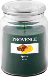 Dišeča sveča v steklu PROVENCE začimbe 95 ur