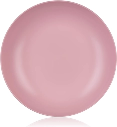 Deep plastic plate 22 cm pink Culinaria