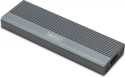 Aluminijasto ohišje USB‑C 3.1 Gen 2 za SSD M.2 NVMe in SATA, namestitev brez orodja