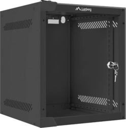 Stenska omarica 10'' 6U 280×310 mm črna LANBERG