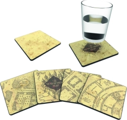 Set podstavkov MARAUDER'S MAP (4 kosi) – toplotno občutljivi