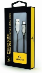 Kabel Micro USB 2 m črn