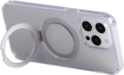 Magnetni ovitek s stojalom JOYROOM za iPhone 15 – prozoren