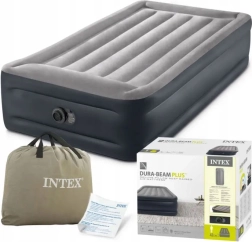 Napihljiva enoposteljna postelja 191 × 99 × 42 cm z vgrajeno električno črpalko INTEX