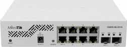 Omrežno stikalo 8x Gigabit + 2x SFP+ MIKROTIK Cloud Smart Switch CSS610-8G-2S+IN